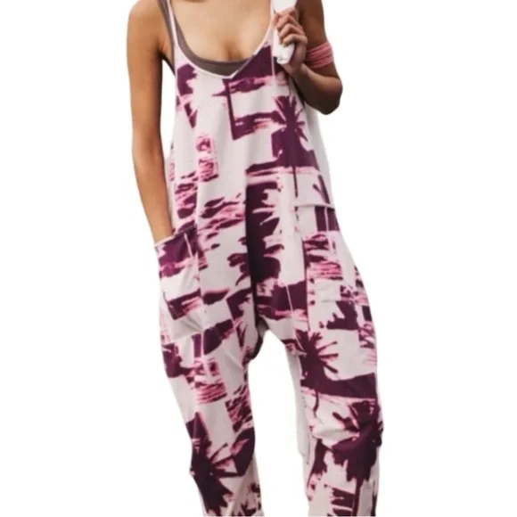 FP Movement Women’s Size Medium Hot Shot Palmy Beach Night Pink NWT! - Picture 2 of 10